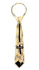  Boy s Plaid Woven Zipper Tie 