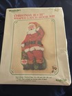 Vintage Wonderart Christmas Santa Latch Hook Kit Wall Art Brand New