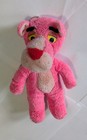 Vintage Pink Panther Plush Stuffed Animal 11    Cartoon Character Hanging Loop