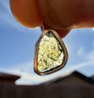 Moldavite Tektite Pendant  Czech Republic  Authentic Moldavite  1 83g