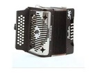 Hohner Panther Button Accordion Black 31 Buttons 8 Bass Keys Lightweight Fbbeb