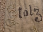 Wwi Imperial German Patriotic Embroidered Pillow Cover Kissenbezug Flag