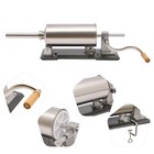 4l  Meat Sausage Stuffer Maker Commercial Home Filler Horizontal
