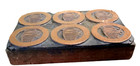Vintage Antique Copper Wood Printing Letter Press Block Plate Committee Seal