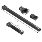 2pack Expandable Flex Drain Downspout Extension 21-60    Rain Pipe Spout Gutter