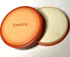      1930s Tangee Peach Face Powder Box Sealed Reg Us Pat  G Luft Co Nos     vintage