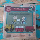 Forever Fun Peanuts Wood Train Cars 3-car Set New Wood Toy Brio Compatible