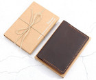 Leather Journal Cover For Field Notes  Notebook Cover For Moleskine Cahier  Hand