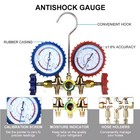 Ac Manifold Gauge Set A c Refrigeration 3 Way Hose Fit For R502 R134a R12 R22