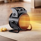 Electric Forced Air Heater Whole Room Space Heater Portable Fast Heat Etl Listed