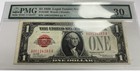 1928 Red Seal Funny Back  1 Legal Tender Pmg Vf30 Very Fine Fr  1500