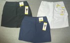 Greg Norman Ladies Skort Lot Of 3 Navy  White   Black Size Small Nwt