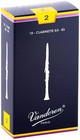 Vandoren Traditional Bb Clarinet Reeds Strength 2 Box Of 10