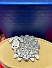 Vintage Sterling Silver 925 Kcb Kathy Bransfield  lil Fat Sheep Brooch Pin 11 7g