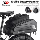 West Biking Waterproof E-bike Battery Bike Pannier Hard Shell Bicycle Bag 10-20l