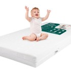 Breathable Crib Mattress Dual Sided Memory Foam Waterproof Removable Cover New