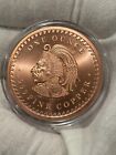1 Oz Fine Copper Round Aztec Calendar Gsm In A Capsule