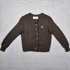 Vintage Girl Scouts Cardigan Size 7 Brownie Scouts Sweater 80s Uniform Usa