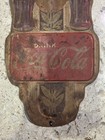 Vintage 1930s Coca-cola Tin Thermometer Double Bottle Art Deco Coke Sign