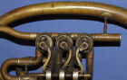 Vintage Czechoslovakian Lignatone Brass Tuba Horn