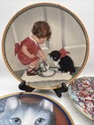 Vintage Lot Of 6 Decorative Plates All Cat Themed