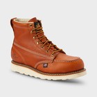 Thorogood Men s 6  Steel Toe Moc Toe Work Boots Leather Made In Usa Free Ship