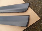 88-91 Civic Crx Oem Left Right Door Skirt Trim Molding Lower Bottom Cap Set Rare