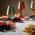 Colored Cordial Glasses Set Of 6  18oz Crystal Unique Fall Drinking Wine Glas   
