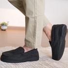 Men s Memory Foam Moccasin Slippers Breathable Moccasin Slippers Micro Wool H   
