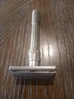 Vintage Gillette H-1 Slim Adjustable Double Edge Safety Razor 1-9 1960 s