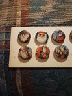 Lot Of 12 Vintage Santa Claus 1  Celluloid Pinback Badges