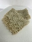 Lace Trim Hand Tatted Edging Beige Vintage 3 1 2  Inch Wide 43 Inch Some Wear