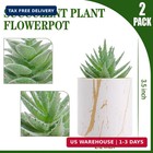 Der Rose Set Of 2 Succulents Plants Artificial Mini Fake Succulents Plants For H