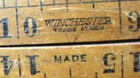 Vintage Winchester Boxwood And Brass Rule  9568