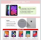 Magic Style Magnetic Keyboard Case For Ipad Mini 7 6 8 3    A17 Pro Backlit  Pink