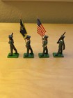 Britains Vintage No 7306  Set Of Four Us Army Color Guard