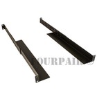 2 Pair Lot Adjustable Depth 4-post Rack Mount Server Shelf Shelves Rail Rails 1u