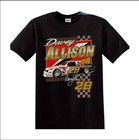 Vintage Davey Allison 1987 Black T-shirt  Gift Shirt