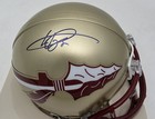 Warrick Dunn Signed Florida State Seminoles Riddell Mini Helmet Fsu Autograph