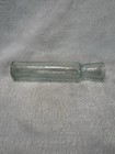 Antique Holland Haarlem Oil Bottle Aqua Glass Medicine Vial Blown Lip 3 5 