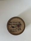 Vintage mcm Set Of 6 Wood cork Whimsical Coasters
