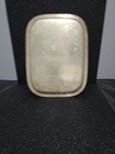 Vintage Silver Plate Unmarked Serving Tray
