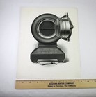 Vintage Mosler Safe Photo Ad  Mosler Quadruple Bank Safe  Black   White  2 Sided