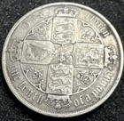 1855 Great Britain Gothic Florin One Tenth Of A Pound