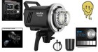 Studio Flash Strobe Monolight 300w Bowens Mount Wireless Led Modeling