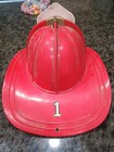 Vintage Texaco Fire Chief Toy Helmet  Untested