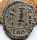Roman Byzantine   Justinian I   Ae Decanummium   555-556   Constantinople   Ry29