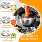 Tazones Para Mezclar Con Tapas Herm  ticas  Juego De 26 Tazones De Acero Inoxidab