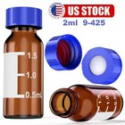Simpure 4000pcs Amber 2ml Glass Vials Screw Caps Hplc Mark Area Sealed Design Us