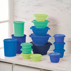 Tupperware Heritage 32-piece Food Storage Container Set Airtight Bpa-free Dishwa